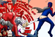 anya_corazon ashley_barton ghost-spider gwen_stacy jessica_drew marvel mayday_parker miguel_o'hara morlun oro peter_parker spider-bitch spider-girl spider-gwen spider-man spider-man_2099 spider-man_noir spider-woman // 1100x743 // 639KB