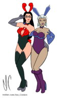 artist:ian_comics baroness crossovers evil-lyn g.i._joe masters_of_the_universe playboy_bunny // 864x1296 // 271KB