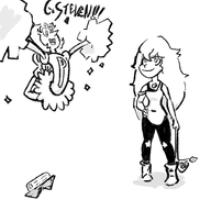 amethyst amethyst_princess_of_gemworld artist:terrible_the_drawfag cosplay crossovers dc garnet pearl princess_amethyst spongebob_squarepants_(series) steven_universe // 900x900 // 258KB