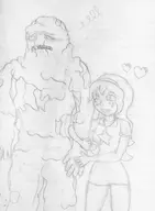 artist:drawpleb ben_10 clayface crossovers dc lucy_mann // 1250x1705 // 258KB