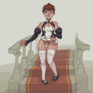 artist:direct_jungle_party crossdressing over_the_garden_wall wirt // 3000x3000 // 1.5MB