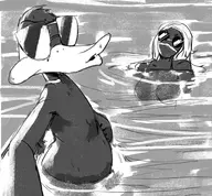 artist:redfred duck_dodgers duck_dodgers_in_the_24th_and_12_century looney_tunes queen_tyr'ahnee selfie // 1756x1628 // 1.7MB