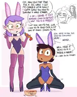 amity_blight artist:vdk eda_clawthorne lilith_clawthorne luz_noceda playboy_bunny the_owl_house // 3169x4000 // 1.8MB