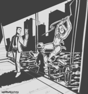 artist:wargaz2783 ghost-spider gwen_stacy marvel spider-gwen // 1880x2010 // 1.2MB