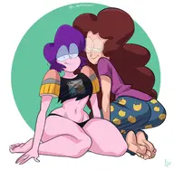 artist:liefeldianabomination clarence crossovers melanie_baker miss_quantum ok_ko!_let's_be_heroes // 1500x1465 // 253KB