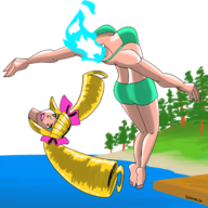 artist:dustovel dominique monster_girl_academy // 1598x1598 // 1.1MB