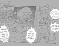 artist:dbaru caturday crossdressing elodie koala_princess miss_pastel nude ok_ko!_let's_be_heroes purrcival // 1800x1383 // 1.0MB