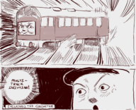 artist:akunim boco comics initial_d parody the_fat_controller thomas_and_friends // 1306x1061 // 918KB