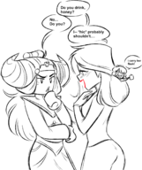 angela_delaire artist:arty-platypi crossovers emmy emmy_the_robot lego monkie_kid ms._co_2021 princess_iron_fan // 1155x1376 // 409KB