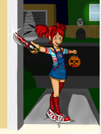 child's_play chucky cosplay pippi_longstocking rule_63 // 750x1000 // 326KB