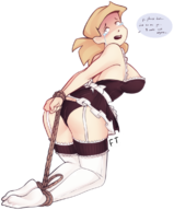 artist:ft bondage dana_powers maid working_daze // 968x1169 // 510KB