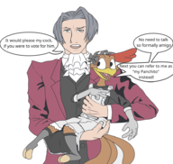 ace_attorney crossovers disney miles_edgeworth mr._colympus_2024 panchito_pistoles the_three_caballeros // 950x901 // 348KB