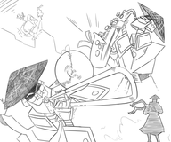 artist:terrible_the_drawfag comics samurai_jack scaramouche // 599x499 // 206KB