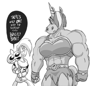 barbarian_unicorn_2 mighty_magiswords prohyas_warrior // 1012x909 // 310KB