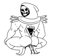 crossovers dragon_ball invader_zim masters_of_the_universe mr._colympus_2023 parody skeletor zim // 2028x1936 // 346KB