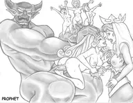 aurora chernabog crossovers disney fantasia fauna flora merryweather nude prophet_(artist) queen_leah sleeping_beauty vaginal // 1548x1200 // 422KB