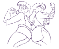 captain_galaxia crossovers dc mary_marvel zor_and_the_invincibles // 2656x2213 // 781KB