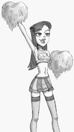 artist:fufulo cheerleader phineas_and_ferb vanessa_doofenshmirtz // 430x761 // 188KB
