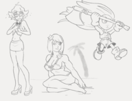 artist:hopethishelps avatar:_the_last_airbender geiko katie_holt korra legendary_defender pidge_gunderson punch_punch_forever! the_legend_of_korra voltron // 2000x1531 // 699KB