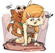 artist:dbaru caturday clee riff-raff the_catillac_cats vaginal // 976x953 // 505KB