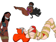 bondage chel crossovers disney dreamworks jessica_rabbit lilo_and_stitch ms._co_2024 nani_pelekai the_road_to_el_dorado who_framed_roger_rabbit // 1600x1200 // 618KB