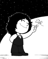 dc death death_of_the_endless parody peanuts sandman woodstock // 1200x1500 // 177KB