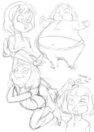 artist:splooge tom_and_jerry tom_and_jerry_willy_wonka_and_the_chocolate_factory violet_beauregarde // 595x842 // 140KB