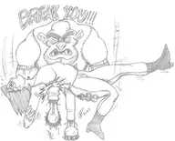 artist:robren bojack_horseman crossovers diane_nguyen mortadelo_and_filemon tooth_breaker // 1521x1227 // 425KB