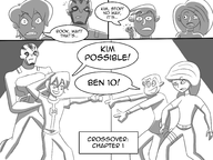 ben_10 ben_tennyson comics crossovers kim_possible kimberly_ann_possible ron_stoppable rook_blonko // 2000x1500 // 732KB