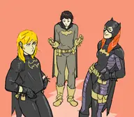 artist:regourso barbara_gordon batgirl cassandra_cain dc stephanie_brown // 1000x874 // 188KB