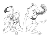 artist:lhk jenny karine nude the_bellybuttons vicky // 1037x813 // 138KB