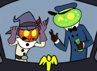 animated crossovers headless_horseman hotel_transylvania jack_o'lantern mr._colympus_2020 the_grim_adventures_of_billy_&_mandy // 917x667 // 527KB