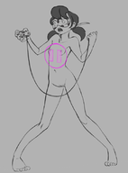 artist:spacechoochoo ladybug marinette_dupain-cheng miraculous_ladybug nude // 616x832 // 88KB