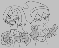 cosplay crossovers dc mandy pokemon raven team_rocket teen_titans the_grim_adventures_of_billy_&_mandy // 1480x1214 // 331KB