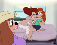 a_goofy_movie disney goof_troop peg_pete roxanne stacey // 5000x4000 // 4.0MB