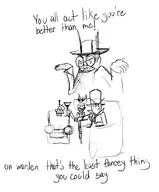 alastor bill_cipher black_hat crossovers family_guy gravity_falls hazbin_hotel mr._colympus_2020 parody superjail villainous! warden // 1076x1296 // 187KB