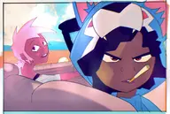 fear_and_loathing_in_las_vegas kipo_and_the_age_of_wonderbeasts kipo_oak parody wolf // 2636x1766 // 720KB