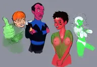 artist:dravotnogg aya dc green_lantern guy_gardner lantern_corps sinestro soranik_natu // 1846x1285 // 1.1MB