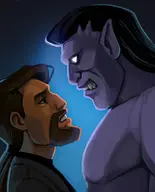 artist:kaileighblue david_xanatos gargoyles goliath // 968x1200 // 240KB