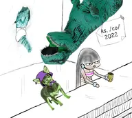 chel courage_the_cowardly_dog crossovers dreamworks fang ms._co_2022 nicole_watterson primal shirley_the_medium the_amazing_world_of_gumball the_road_to_el_dorado // 899x799 // 476KB