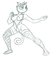 alley-kat-abra artist:redout captain_carrot_and_his_amazing_zoo_crew caturday cosplay dc hentai_kamen kyukyoku!!_hentai_kamen // 500x562 // 128KB