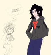 dipper_pines gravity_falls robbie_valentino rule_63 // 862x929 // 355KB