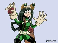 artist:kevfu brick_frog froppy my_hero_academia parody tsuyu_asui venture_bros // 900x675 // 282KB