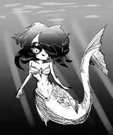 artist:rexhastala i_can't_sleep mermaid nia // 1316x1577 // 890KB