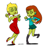 artist:lhk mandy_hellman neighbors_from_hell tina_hellman // 800x800 // 160KB