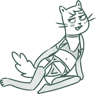 artist:redout caturday doodle_town kitty_lolo // 816x789 // 167KB