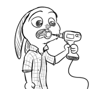 artist:humantrashmachine judy_hopps zootopia // 650x600 // 150KB