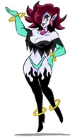 artist:cephalophilia danny_phantom fusion mighty_magiswords morbidia penelope_spectra // 699x1160 // 212KB