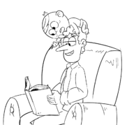 lincoln_loud lynn_loud_sr. the_loud_house // 1197x1119 // 166KB