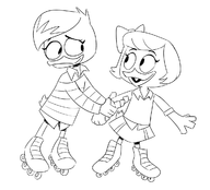 disney ducktales lena_de_spell webby_vanderquack // 1200x1085 // 244KB